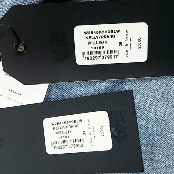 NWT rag & bone Phila Skinny Jeans Nelly Prairie - Picture 7 of 8